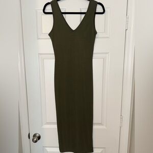 MISSGUIDED Women’s Ribbed Bodycon Midi Dress